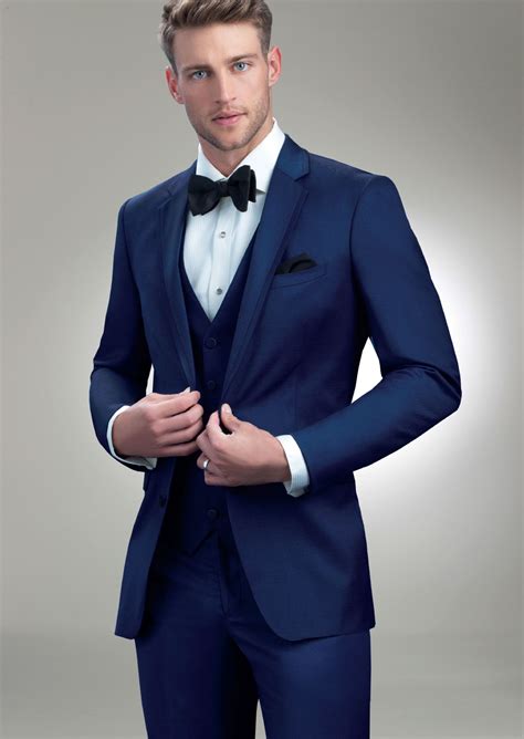 blue tuxedo wedding suit.